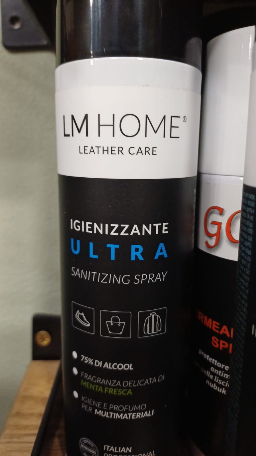 Igienizzante Ultra spray LM Home in vendita da Calzolaio Baruka